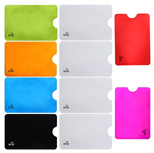 Diboniur custodie per carte di credito, titolare della carta rfid, porta carte di credito schermato, 10pz