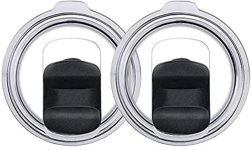 20 oz Magnetic Spill Proof Tumbler Lid - Compatible With Yeti Rambler replacement lid, zark Trail,Old Style Rtic Replacement Lid (2 Pack)