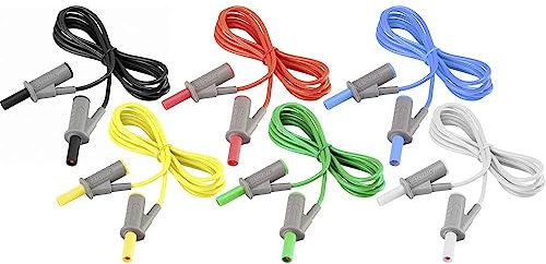VOLTCRAFT MSB-501 Messleitungs-Set Lamellenstecker 4 mm Lamellenstecker 4 mm 1.00 m 12 St.