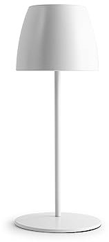 H&h lampada led new york bianca h 30 cm