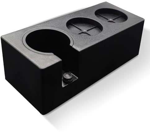 Espresso Tamping Station, vocheer Coffee Tamper Holder Base for 51/54/58MM Espresso Tamper Portafilters, Espressos Tamp Mat Organizer- Can Be Adjustable Stand Height