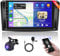 2G+64G Wireless Carplay Android 13 Autoradio 2 Din für Mercedes Benz ML GL W164 ML350 ML500 GL320 X164 ML280 9 Zoll Autoradio mit Android Auto GPS Navi WiFi Bluetooth FM/RDS/HiFi/SWC Rückfahrkamera