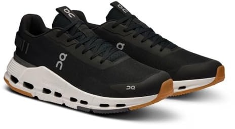 On Men's Cloudnova Form 2 Sneakers, Black | Ivory, 42 EU