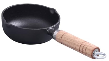 MAGICLULU wok soßenpfanne metall Mini-Pfanne Bratpfanne Schmelzofen arbeiten Topf Kochpfanne Ölwanne gießen Rostfreier Stahl Eierknödel machen Pfannkuchenpfanne Omelettpfanne Butter