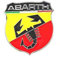 QQLADY Auto Emblema per Abarth 500, Stemma Logo Emblema Adesivo Cappuccio Anteriore Cofano Posteriore del Bagagliaio Metallo Ricambio D'Insegna Decorazioni Accessori