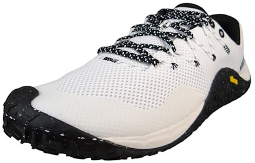 Merrell Trail Glove 7, Zapatillas Hombre, Blanco Y Negro, 40 EU