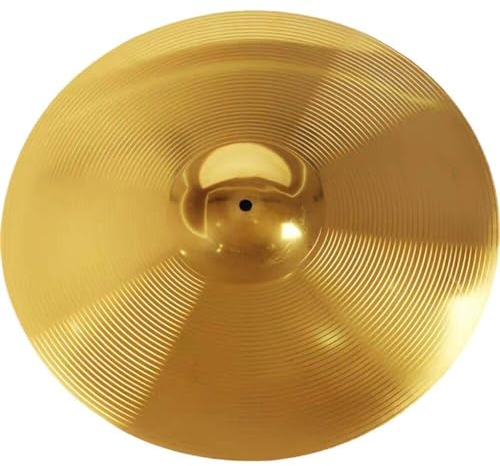 Muteitt Platillo De Tambor De Metal, Platillo De Choque De Metal, Instrumento De Tambor, Platillo De Aleación Práctico para Accesorios De Instrumentos De Percusión