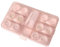 LQIOACU 6 PCS Rosa kontaktlinsenbehälter kontaktlinsen fluessigkeit contact lenses case kontaktlinsenbehälter weiche linsen kontaktlinsenbehälter reise für Zuhause und Reisen