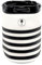 CROWNBLANKS Pinktee Golfballsack, Wertsachen-Tasche, Ledertasche, Eimer-Design, mit abnehmbarem magnetischen Ballmarker, Schwarz