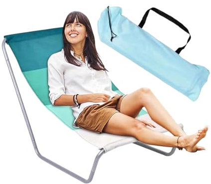 Silla de camping plegable, silla de descanso portátil, silla reclinable resistente, tumbona plegable, silla de cama para siesta, silla hamaca pequeña, silla de playa al aire libre, silla de descanso