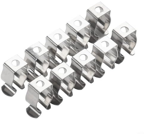 Efficient Garage Organization - Set di 10 clip a molla in spugna per attrezzi e altro (12 mm)