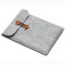 Funda protectora ligera de fieltro para laptop de 15.6 pulgadas, para oficina, viajes, compatible con Apple MacBook, Asus Dell, Microsoft, Notebook, Chromebook Ultrabook (gris claro, 15.6 pulgadas)