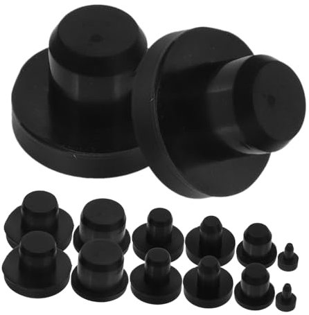 HOLIDYOYO Versatile Silicone Stoppers for Wine Bottles Silicone Rubber Stoppers Wine Bottle Air Tight Sealer for Salt Pepper Shakers Toppers for Liquor