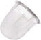 Infuseur à thé réutilisable en acier inoxydable argenté de 6 cm, filtre en maille de rechange pour théière