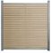 HOME DELUXE WPC Sichtschutzzaun ALIRA Teak - 1 x Element + 2 x Pfosten | Sichtschutz, WPC Sichtschutzzaun, Sichtschutzzaun WPC