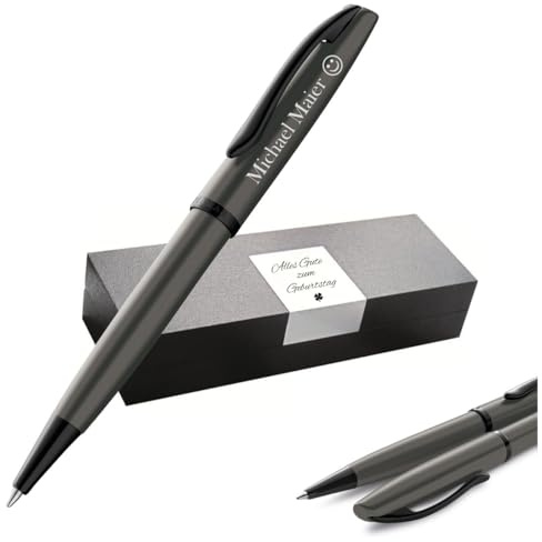 Pelikan Jazz® Noble Elegance K36 Kugelschreiber mit Gravur Geschenk - einzigartige Stifte mit Namen - personalisierte Geschenke - Kugelschreiber personalisiert (Stone)