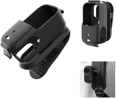 Okandomo 360 ° drehbare Rucksackhalterung für DJI Osmo Nano POV Clip mit Schnellverschluss für Action-Kamera, Klemme Zubehör