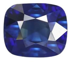 DENMOUS Natürlicher 8,25 Ratti 7,77 Karat blauer Saphirstein mit Laborzertifizierter Karte, natürlicher blauer Saphirstein, Original-Neelam-/Nilam-Edelstein für Herren und Damen, S-B0DHVTN3-M1