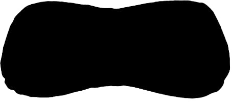 Dukal | Bezug für Schlaraffia Premium Geltex Kissen | 35 x 70 cm | aus hochwertigem DOPPEL-Jersey | 100% Baumwolle | Farbe: schwarz