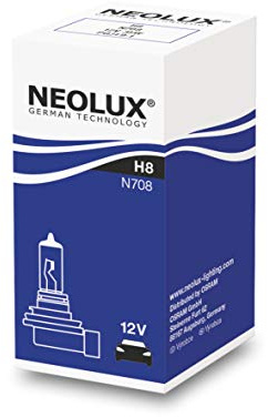 NEOLUX Standard H8, Car and Motorcycle Halogen Headlight, N708, 12V, 35W, Folding Box (1 Bulb)