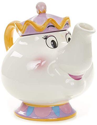Paladone Teiera Mrs Potts La Bella e la Bestia, Ceramica, Multicolore, 24 x 17 x 20 cm