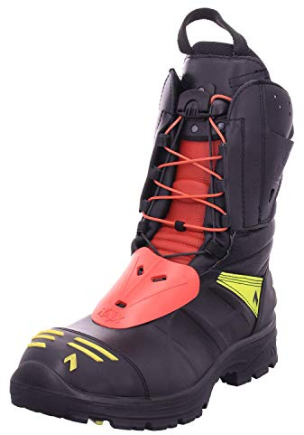 HAIX Fire Eagle Pro: Bottes athlétiques pour Sapeurs-Pompiers avec Protection anticoupure de Classe 1. UK 3 / EU 35