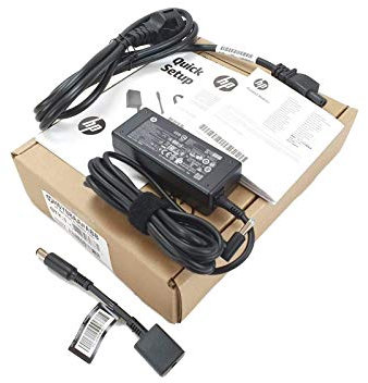 HP - Caricabatterie originale per computer portatile per: Pavilion; Stream; Touchsmart; Elitebook Folio; Split; Spectre X360; Envy | 19.5V 2.37A 45W AC Adapter Power Cord