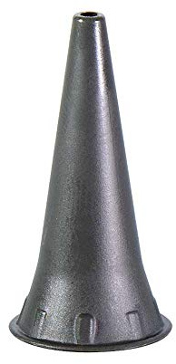 Luxamed Einweg Ohrtrichter Einmal Ohrtrichter Otoskop Aufsatz, grau, 2,5mm, 10x 100 St