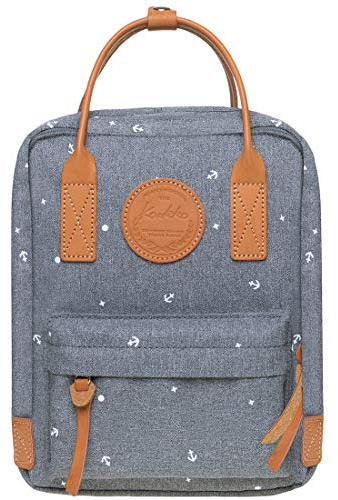 KAUKKO Kf Rucksack für Herren, Grau [k1007-5], 5 Zoll, Schulrucksack
