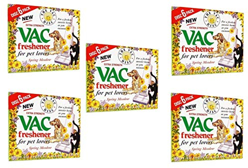 FIND A SPARE 5X Pack Vac 30 Fresheners Spring Meadow Extra Strength Powerful Scent For All Vacuum Hoover Handheld Bagless And Bagged Cleaners Pet Lovers