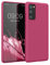 kwmobile Hülle kompatibel mit Samsung Galaxy S20 FE Hülle - weiches TPU Silikon Case - Cover geeignet für kabelloses Laden - Fuchsia matt