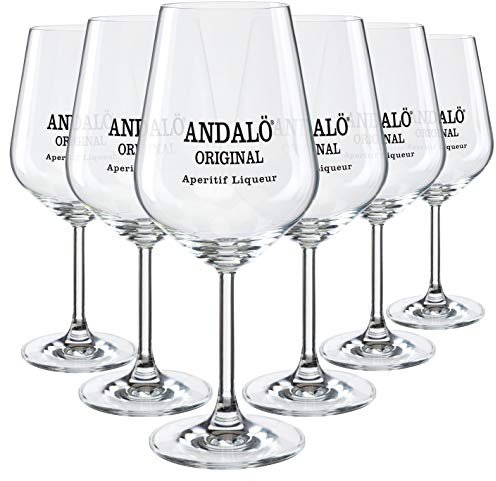 Behn 6er ANDALÖ Liqueur Aperitif Gläser Lounge 6xca. 52cl