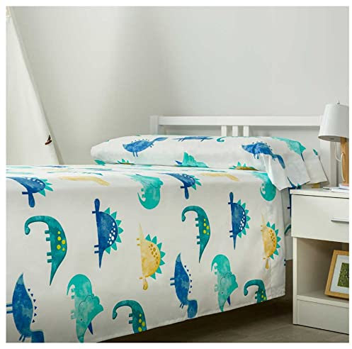 COTTON ARTean Set di lenzuola per bambini Rex per letto da 90 x 190/200. IPOALLERGENICA