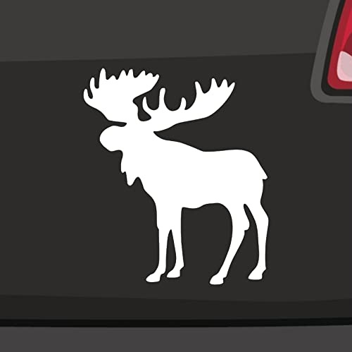 Elch Aufkleber -6 Größen 21 Farben- Moose Schweden Norwegen Alia Finnland Geweih