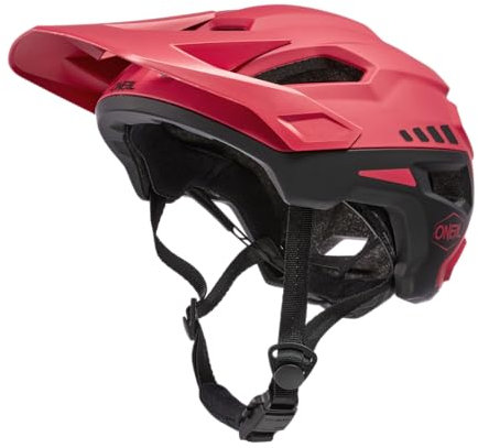 O'NEAL | Mountainbike-Helm | MTB All-Mountain | Verschmolzene innere EPS & Außenschale für bessere Langlebigkeit | TRAILFINDER Helmet Split | Erwachsene | Rot/Schwarz | L/XL (59-63 cm)