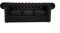 Chesterfield Original Sessel Class (200 cm) - Matt Black Sofagarnitur Sofas und -Sessel | 3-Sitzer Sofa