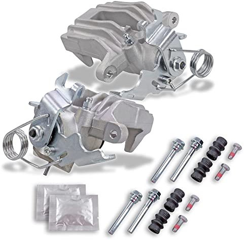 BESTPRICE 2x Bremssattel hinten links und rechts Bremszange mit Bolzen Faustsattel ohne Halter, Kompatibel mit A udi A4 B5 (8D2) (8D5), A6 C5 (4B2) (4B5), SKODA SUPERB 1 (3U4), VW PASSAT B5 (3B2) (3B5