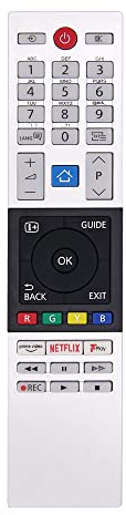 Telecomando CT-8543 CT-8541 per Toshiba FHD UHD XUHD TV, con il pulsante Netflix Youtube Prime - nessuna configurazione richiesta telecomando Toshiba