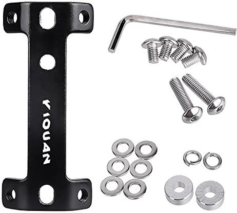 Kigauru MG-15 Aluminum Alloy Double Headed Bicycle Bottle Cage Extender Adapter with Installation Tool