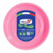 DOPLA Piatti di plastica Fondi Rosa Ø20,5cm, Lavabili e riutilizzabili. 25Pz
