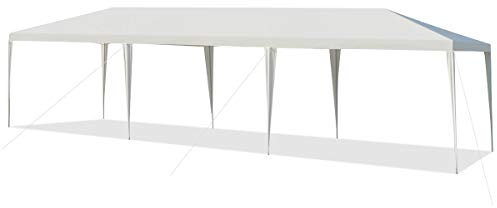 GOPLUS 3x9M/3x6M Tonnelle de Jardin Tente de Réception Barnum Pliant,Chapiteau Gazebo pour Événement Bière Fête (sans Bâche, 3x9M)