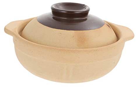 CIYODO Casserole Céramique Pour Cuisson Et Ragoût Résistance Aux Acides Chauffe Concentrée Pot Individuel Sans Revêtement Matériau Écologique