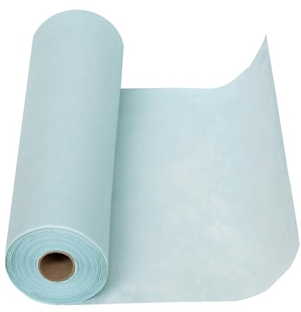 Moderno Tischläufer Tischdeko, in Hell-Blau (30 cm x 25 m), Festliche Dekoration für Geburtstage & Hochzeiten, Partydeko & Hochzeitsdeko vielseitiges Tischband