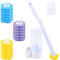 DODUOS Toilet Wand Kit With 18 Refills, Disposable Toilet Cleaning System, Disposable Toilet Bowl Brush for Bathroom, Cleaning Disposable Toilet Brush With Disposable Cleaning Pads