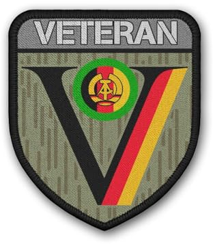 Copytec Patch NVA Grenztruppen der DDR Veteran Dienstzeit Strichtarn #42259