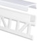 INNOVATE 2m LED Fliesenprofil - Aluminium Profil inkl. Cover - Fliesenleiste für LED Stripes bis 12mm - Indirekte Beleuchtung - Kantenschutz - Aluleiste – Wärmeableitung (Wandprofil weiss 10mm)