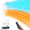 Tower Fan without Blades for Bedroom, Room Heating 22 Inches, 1400 Watt and 40 Watt Cooling Fan Combined with Remote Control, Overheating Protection and