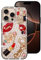 Erolagomat Bling Case for iPhone 16 Pro Max,Shiny Luxury Designer Phone Case with Glitter Sparkle Diamond Crystal Rhinestone Lips Lipstick Pearl Flowers High Heels，Soft Bumper Cover for Women Girl