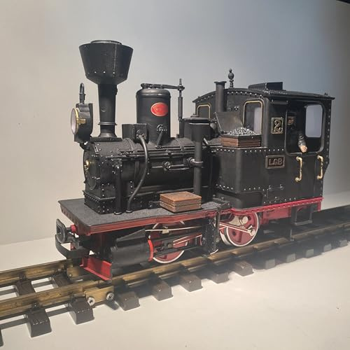 Generisch Passend für LGB Stainz Dampflok Spur G / 1:22.5 Umbausatz, Schwarz, Modellbahn-Umbaukit, 16.5 mm Spur, Made in Germany