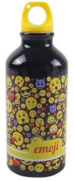 Marchi CyP: Emoji, Bottiglia, Borraccia, Borraccia, Borraccia, Colore nero, Prodotto ufficiale
